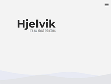Tablet Screenshot of hjelvik.net